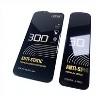 Protection d'écran en verre trempé 300cc Grand Arc 3D Radian Verre Asahi du Japon 0,5 mm d'épaisseur Colle intégrale Grade 9H AAA pour téléphone portable