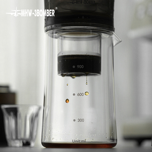 MHW-3BOMBER sinh thái thân thiện 600ml nhựa cà phê Báo Chí đặt hộ gia đình lạnh chiết xuất nhỏ giọt nồi máy bay ném bom Baro <span class=keywords><strong>Ice</strong></span> <span class=keywords><strong>Drop</strong></span> cà phê <span class=keywords><strong>Maker</strong></span> - Product Image 5