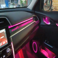 Nouveau design 12-en-1 LED Auto Atmosphere Lamp pour Honda Civic-10 RGB Phantom Car Interior Ambient Light