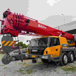 For Sany 75Tons Diesel <b>Crane</b> Straight Arm Lifting Construction Truck <b>Crane</b> - Product Image 1
