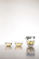 SAMADOYO Nouveau Set de Tasses à Thé de Voyage Portable en Verre Borosilicate Résistant à la Chaleur Écologique Transparent Incassable Emballage Cadeau
