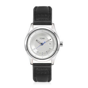 Relojes de Pulsera de Cuarzo de Diseño Creativo Personalizado de Alta Gama al por Mayor, Relojes de Pulsera para Hombre con Correa de Cuero Premium y Calendario - Product Image 2