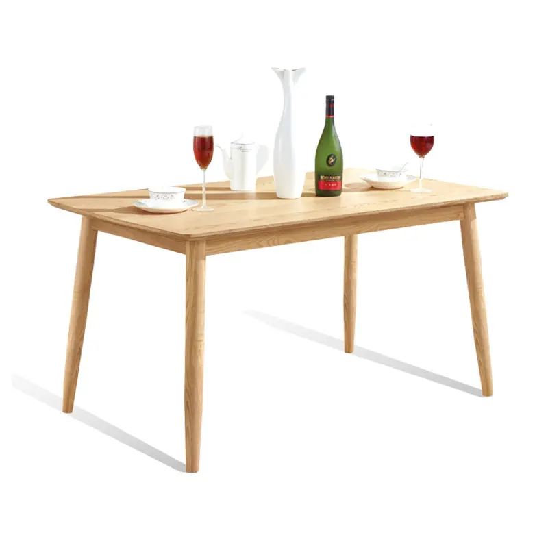 Fashion Scandinavian style household high quantity solid wood dining table for living room