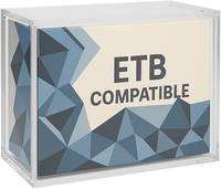 Vente en gros d'usine, étui magnétique transparent carré classique en acrylique pour boîte ETB TCG