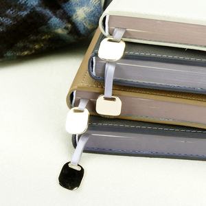 Personal isierte Leder Joint Notebook Tagebuch Logo geprägt Hot Stamp ing Silber Gold mit Stift Hardcover Journal Paper Bound Planner - Product Image 4