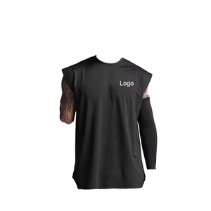 Camiseta Deportiva de Malla Casual para Hombre, Personalizada, de Punto, 100% Poliéster, de Alta Calidad, Sin Mangas, Secado Rápido, Transpirable, Cuello Redondo - Product Image 1