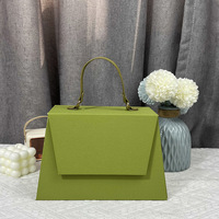 Boîtes cadeaux en cuir haut de gamme, rigides, pliables, trapézoïdales, magnétiques, avec logo personnalisé, pour cadeaux de mariage
