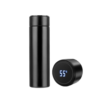 Thermos numérique en acier inoxydable 304 de 500 ml (16 oz) pour la gym, avec message motivant - Product Image 1