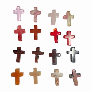 Croix en cristal artisanale, symbole de la foi chrétienne, croix classique en pierres précieuses pour cadeau ou décoration - Product Image 3