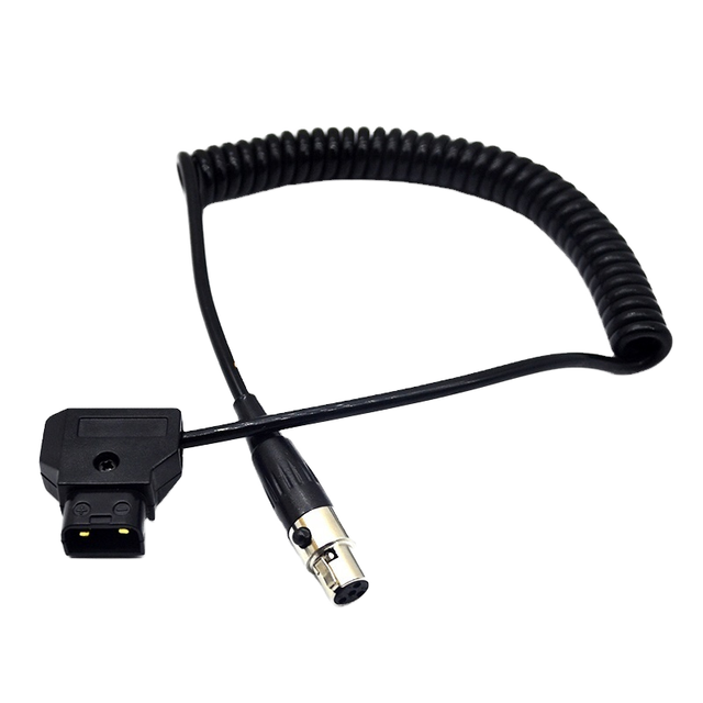TVLogic Brand New Mini XLR 4-Pin to D-Tap DC Power Cable with Fireproof ABS/PC and OVP Protection Private Mold for Camera Use