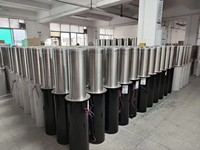 Bolardos de Seguridad de Tráfico de Acero Inoxidable con Sistema Hidráulico Automático para Estacionamiento