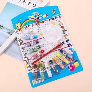 Ensemble de peinture à l'aquarelle pour enfants avec pinceaux, palette de 12 couleurs, lavable, non toxique, pour l'art, l'artisanat, les fournitures scolaires - Product Image 5