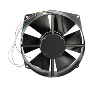 MEIXING 200FZY 220V-240V 380V 415V tek flanş Ac kondansatör akış eksenel Fan 210x210x70mm soğutma fanı 8 inç 210mm egzoz fanı
