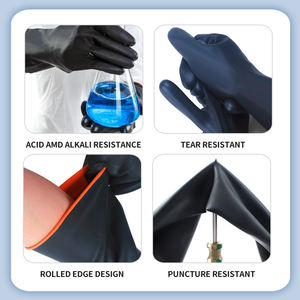 Gants en latex très vendus, résistants aux acides et aux alcalis, résistants aux perforations, antidérapants, imperméables, durables, hautement élastiques, 35-55 cm - Product Image 5