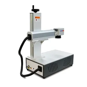 Macchina per marcatura Laser portatile in metallo 20W da scrivania Mini macchina per marcatura Laser in fibra