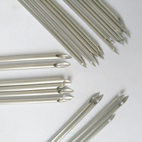 Aiguille à fente pour clavicule, en acier inoxydable, pièces, biseauté, coupe arrière