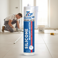 Scellant en silicone acétique transparent haute performance et durable 7CF, directement de l'usine, pour usage multi-usage en construction à bon prix