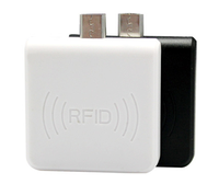 Lector de Tarjetas Inteligentes de 13.56Mhz R65C Inalámbrico USB RFID Protocolo ISO 14443A Distancia de Lectura de 3-5cm Material ABS Control de Acceso ID