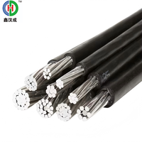 Câble ABC 2x16mm2 4x16mm2 en aluminium torsadé à 2 et 4 conducteurs, câble aérien ABC 16mm2, prix de gros, fourni par l'usine