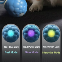 Automatischer Richtungswechsel Vogelgeräusch Licht Vibration Indoor Jagdspielzeug Hindernisvermeidung Hundespielball