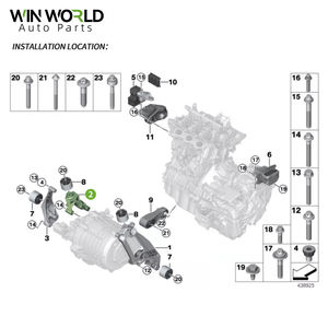 Win World, recién llegado, repuestos para automóviles, soporte de motor de coche para BMW 3series 5series 7series - Product Image 3