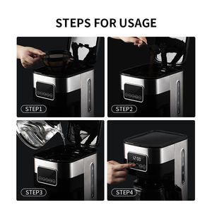 SHARDOR Stainless Steel Programmable <b>Coffee</b> Maker Brewer Home and Office Drip <b>Coffee</b> <b>Machine</b> Espresso <b>Coffee</b> <b>Machine</b> - Product Image 2