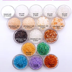 Özelleştirilebilir kokulu uçucu yağlar ile % 100% doğal himalaya tuz ve kurutulmuş çiçekler Mix Epsom magnezyum deniz tuzu ölü deniz - Product Image 4