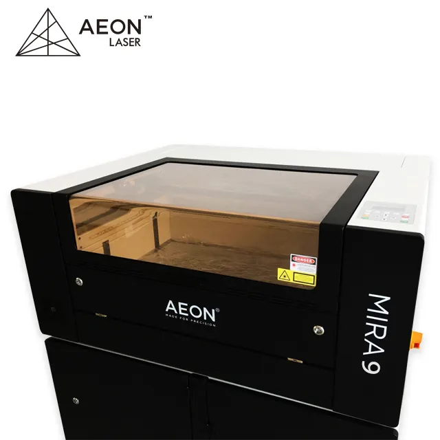 Aeon Laser Mira Desktop Laser Engraving Machine Speedy CNC Laser Machine Mira 9060 For Acrylic Wedding Card Coated Paper