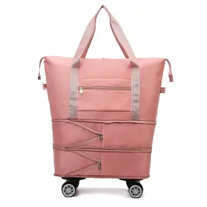 Personnalisable Logo Étanche Voyage Grande Capacité <span class=keywords><strong>Valise</strong></span> Bagage Sac <span class=keywords><strong>Valise</strong></span> Voyage Sac <span class=keywords><strong>4</strong></span> <span class=keywords><strong>Roues</strong></span> Gym Voyage Sac Fourre-Tout - Product Image 4