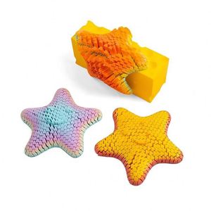 Figura de Estrella de Mar de Cristal Impresa en 3D, Patrick Star, con Articulaciones Móviles, Juguete Antiestrés, Modelo Realista de Vida Marina, Regalo para Niños - Product Image 2