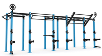 Rack de musculation multifonctionnel en métal pour entraînement de force, Crossfit et exercices variés