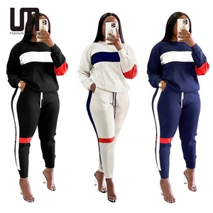 Saldi di Liquidazione <span class=keywords><strong>Abbigliamento</strong></span> Autunnale da Donna <span class=keywords><strong>Taglie</strong></span> <span class=keywords><strong>Forti</strong></span>, Set Sportivo <span class=keywords><strong>Casual</strong></span> 2 Pezzi con Felpa e Pantaloni da Jogging - Product Image 1