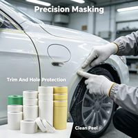 Ruban adhésif de masquage résistant aux déchirures pour les travaux de perçage et de finition de peinture en atelier automobile