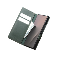QIALINO Desain Baru Casing Kulit Ponsel Full Grain untuk Samsung Galaxy Fold 8 ultra