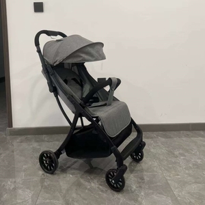 Cochecito de Bebé Plegable Ligero y Ecológico de 4 <span class=keywords><strong>Ruedas</strong></span>, Diseño 3 en 1, <span class=keywords><strong>Ruedas</strong></span> Traseras Grandes, Marco de Plástico para Niños, <span class=keywords><strong>Ruedas</strong></span> de EVA - Product Image 4