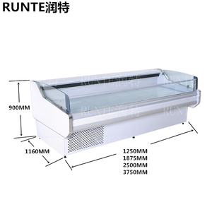 Fresh Meat <strong>Display</strong> Showcase Open Counter Remote and Plug-in Type Refrigerated <strong>Display</strong> Case <strong>Top</strong> Serve Cold Food Cooler <strong>Chiller</strong> - Product Image 5