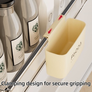 Brand-New Side Standing Plastic Food <b>Container</b> Low-Priced Eco-Friendly <b>Refrigerator</b> Storage Box Flexible Kitchen Organizer - Product Image 4
