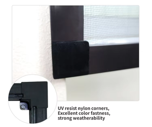 Cửa Sổ Màn Hình Tùy Chỉnh Có Thể Tháo Rời Khung Nhôm Muỗi Lưới Sợi Thủy Tinh Chống Bụi Côn Trùng Fly Cửa Sổ Lưới Màn Hình Muỗi - Product Image 4