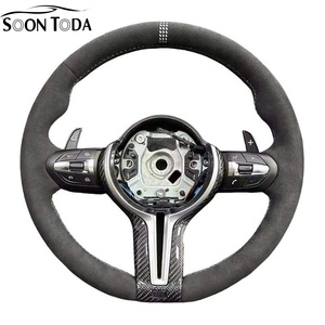 Volante Deportivo Clásico con Marco de Fibra de Carbono para <span class=keywords><strong>BMW</strong></span> 535i F10 E82 F80 M3 M8 F92 I20 118d 435 F22 E39 E60 F20 F30 - Product Image 1