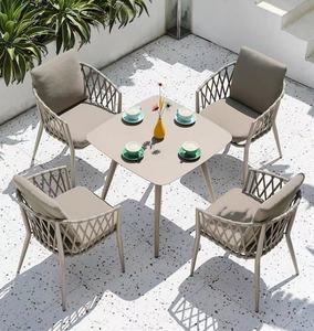 Nhà máy mây đồ nội thất wicker bảng thiết lập ngoài trời sofa Patio đồ nội thất bàn ăn và ghế - Product Image 4