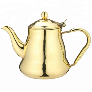 Cafetières de luxe en acier inoxydable pour la préparation et le service du <span class=keywords><strong>café</strong></span>, pot à lait, cafetière turque Moka, vaisselle arabe pour cadeau, vente en gros - Product Image 4