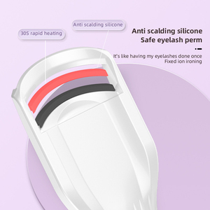 Hot 24 Hours Long Lastin Rechargeable Electric <b>Heated</b> Eyelash Curler With Lash Fan Dryer for Eyelash Extensions - Product Image 4