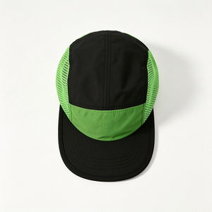 Gorra de Lona de 5 Paneles para Hombre, Dos Tonos, Secado Rápido, Transpirable, Ligera, para Correr, Ciclismo, Senderismo, Deporte al Aire Libre, con Logotipo Personalizado - Product Image 3