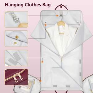 Échantillon gratuit, sac de voyage en PU tendance en gros, sac de transport, sac de voyage pour homme, sac d'affaires pliable imperméable avec fermeture éclair - Product Image 6