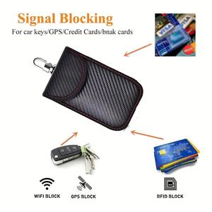 Bolsa de Protección Electromagnética para Llaves con Cubierta de PU para Bloquear Todas las Señales de Radiofrecuencia de las Llaves del Coche - Product Image 5