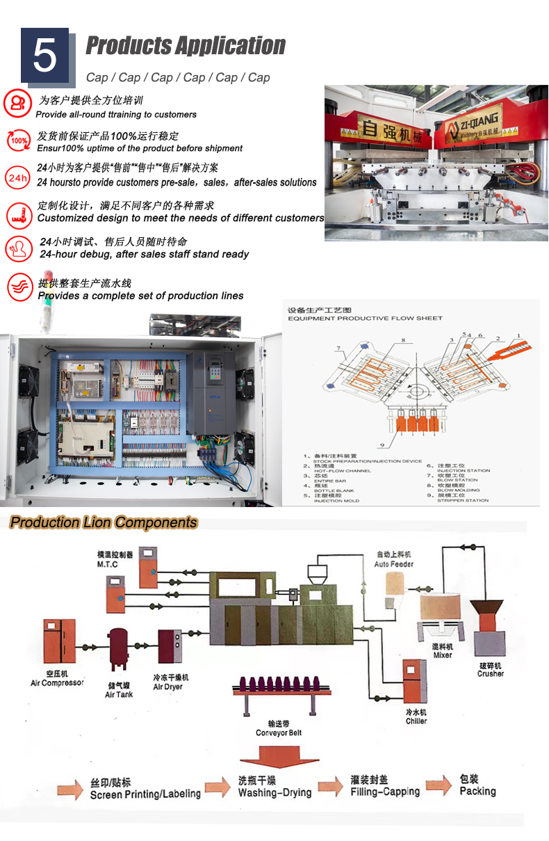 cosmetic bottle making machine