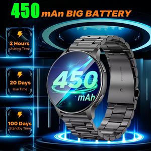 HT43 New T-Rex9 Pro 450mAh Battery Smart <b>Watch</b> GPS path 5ATM Waterproof Sports Run tracker Outdoors Compass Smartwatch - Product Image 2