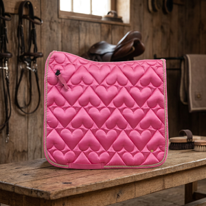 <b>Foam</b> Satin Jumping Dressage Saddle Pads <b>for</b> Riding - Product Image 3