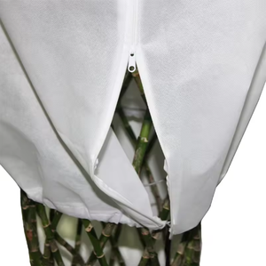 Housse de protection pour plantes en tissu non tissé respirant avec cordon, vente en gros pour patio, arbres fruitiers, hiver - Product Image 2