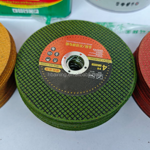 Disque de découpe et de meulage abrasif <span class=keywords><strong>SONGQI</strong></span> de haute qualité, 125 mm (5 pouces), 10 mm d'épaisseur, haute dureté, OEM, pour métal et acier inoxydable, fabriqué en Chine - Product Image 1